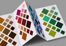 面料樣品冊菱形貼面