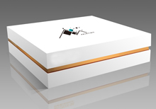 腰帶式化妝品包裝盒,燙金